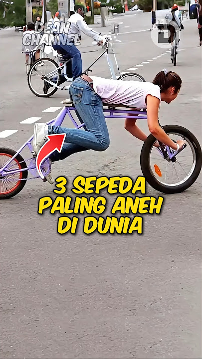 3 Sepeda Paling Teraneh Di Dunia (Nomer 3 Ada Di Indonesia) #shorts