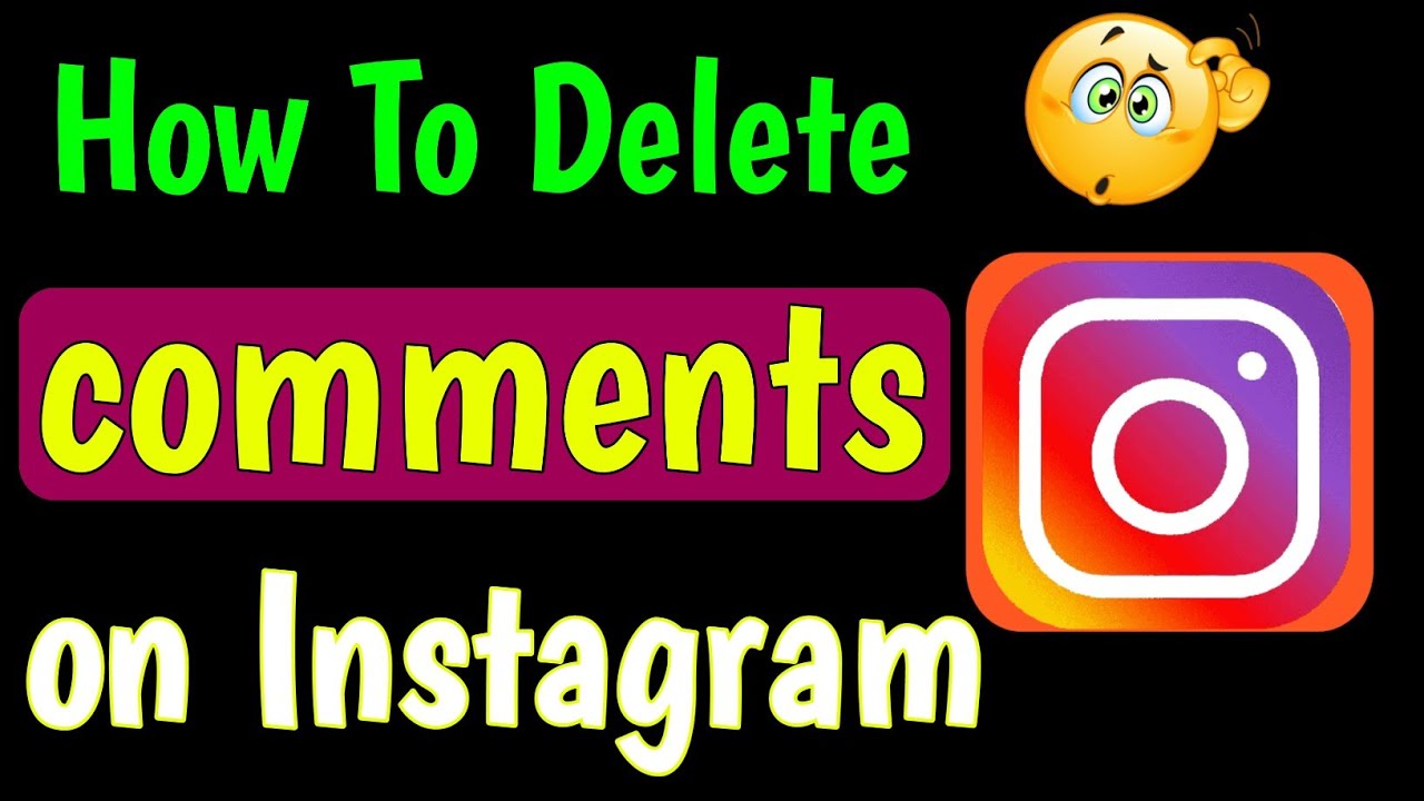 How to Delete Your Comments on Instagram 2022 || Remove Instagram ...