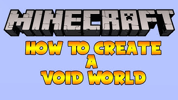 How To Create A Void World (Empty World) In Minecraft 1.16