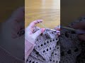 Crochet a lovely shell border 🐚 #crochet #diy #handmade #fyp #crochettutorial