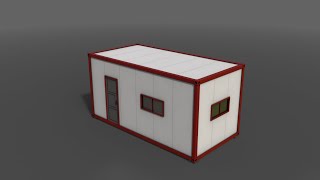 PBR Container House AB 20ft V1