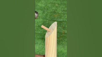 An advanced technique to securely join two round wooden rods. #diy #tips