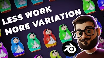 Less Materials, More variation • Color variation on blender | Short Tutorial