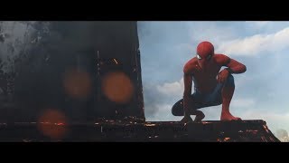 Spiderman vs Vulture On The Ship Scene || SPIDER MAN: HOMECOMING