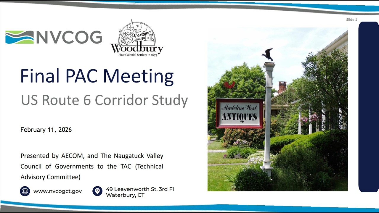 Route 6 Corridor Study PAC Meeting - February 2026