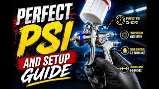 Best Spray Gun Settings for Clear Coat