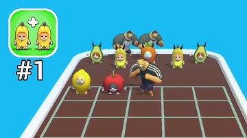 Epic Banana Run: Merge Master All Levels GamePlay (Lvl 1-5) #epicbananarun #gaming #alllevels