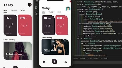 Flutter - Base layout / practice day 2 (part1)