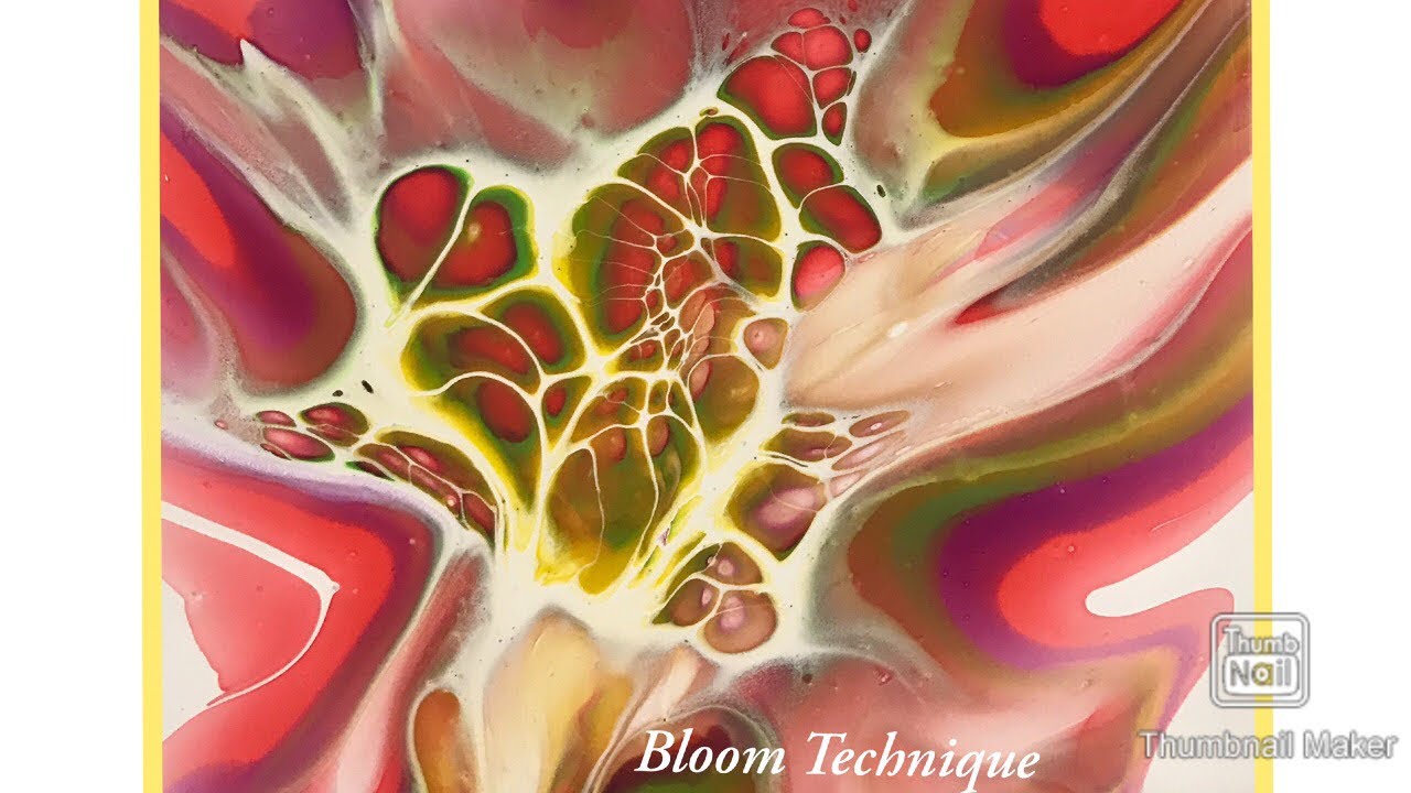 (431) Bloom Technique, Acrylic Paint Pouring/Fluid Art - YouTube