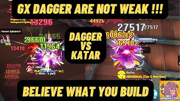 CRIT DAGGER VS KATAR (ASPD & HASTE) | GUILLOTINE CROSS | RAGNAROK X NEXT GENERATION