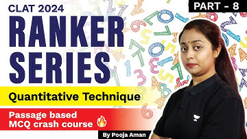 CLAT 2024 - Ranker Series | Quants - Part 8 | CLAT 2024 | Unacademy CLAT #clat #clat2024