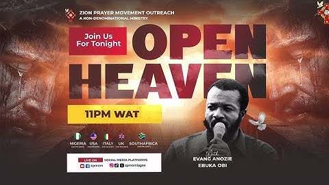 NIGHT OF OPEN HEAVEN  [18TH NOVEMBER 2025]