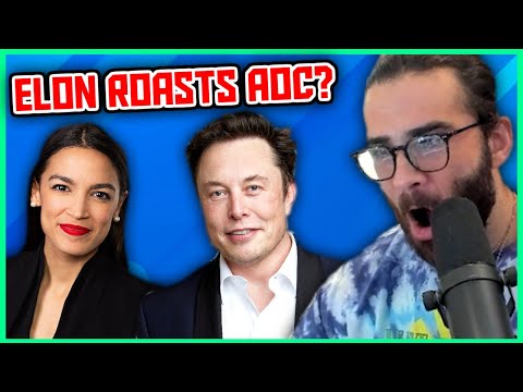 Thumbnail for Elon Musk Roasts AOC | Hasanabi Reacts to Fox News