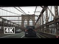 Driving Downtown and Midtown - New York City, Binaural Sound, 4K