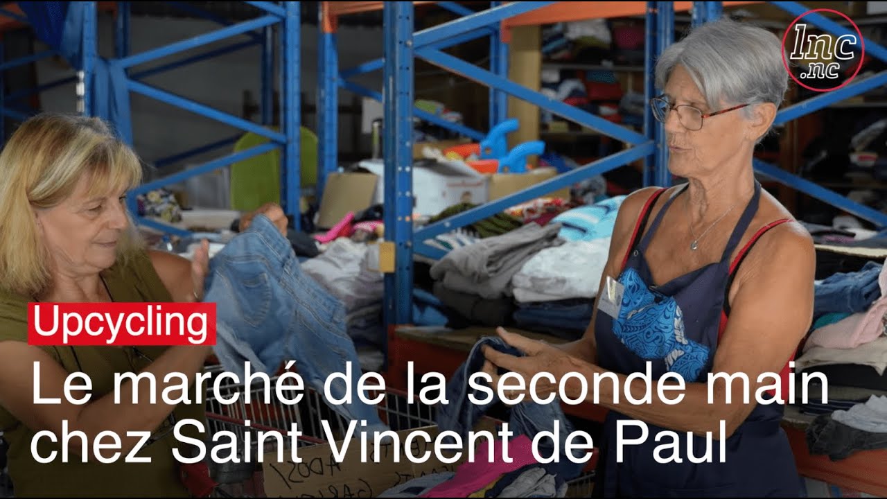 Le marché de la seconde main chez Saint Vincent de Paul YouTube