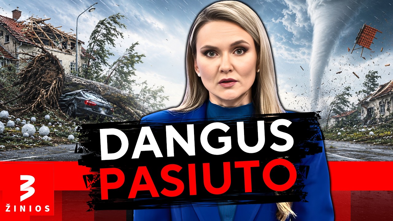 Lietuvą talžė stichija: kruša daužė, medžiai virto, užfiksuotas viesulas