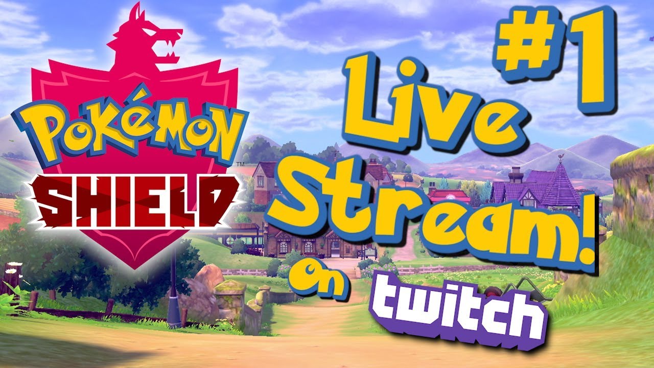 Pokémon Shield - Live Stream Playthrough #1