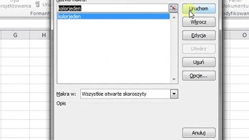 Jak uruchomić makro? [Proces uruchamiania makra] EXCEL 2010
