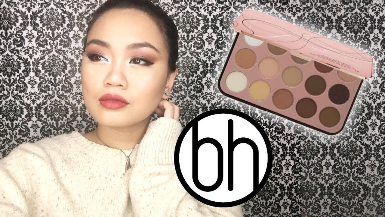 bh cosmetics ROSE GOLD GlamReflection eyeshadow palette Try On