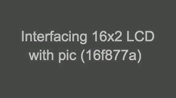 MPLAB X IDE tutorial ( XC8 compiler ) -3 : Connecting LCD with pic ( 16f877a )
