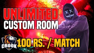 🔴 BGMI UNLIMITED CUSTOM ROOM | 8 Rs./KILL | 150 Rs./CHICKEN #bgmicustom #customroom