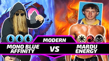 Affinity vs Mardu Energy [Paper Modern MtG Gameplay] 2024