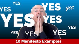 Ten of the best YES Manifesto Examples to Inspire You