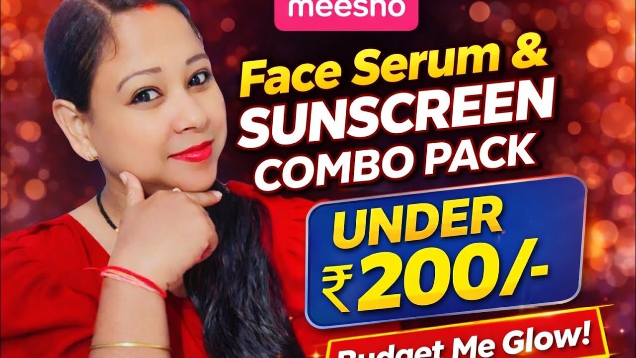 Meesho Se Order Kiya Smart Drops Skincare Combo | Sunscreen + Serum Honest Review 😍⭐