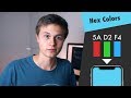 Using hex color codes swift 4 in xcode