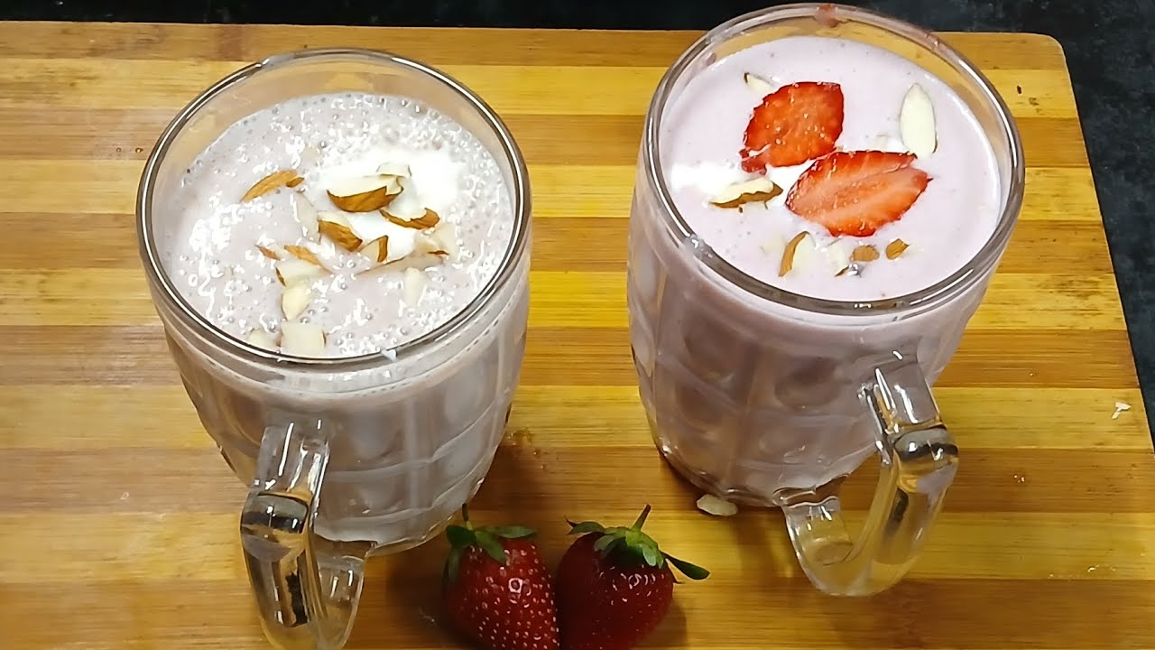 अब व्रत मैं पियो ये दो टेस्टी मिल्कशेक जो बनने झटपट | new tasty vrat special milkshake recipe