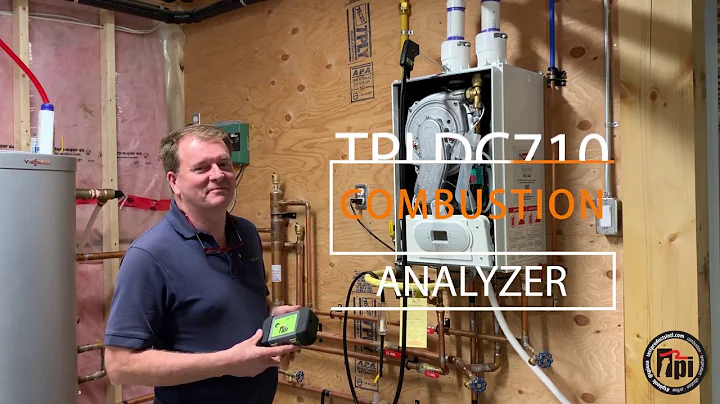 TPI DC710 Combustion Analysis on Modulating Boiler with Reports