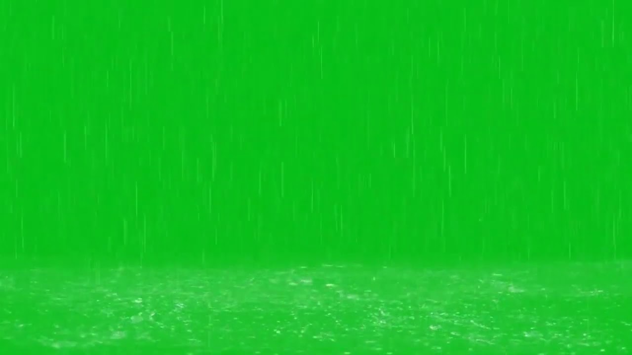 Rain Green Screan Effect Animation - YouTube