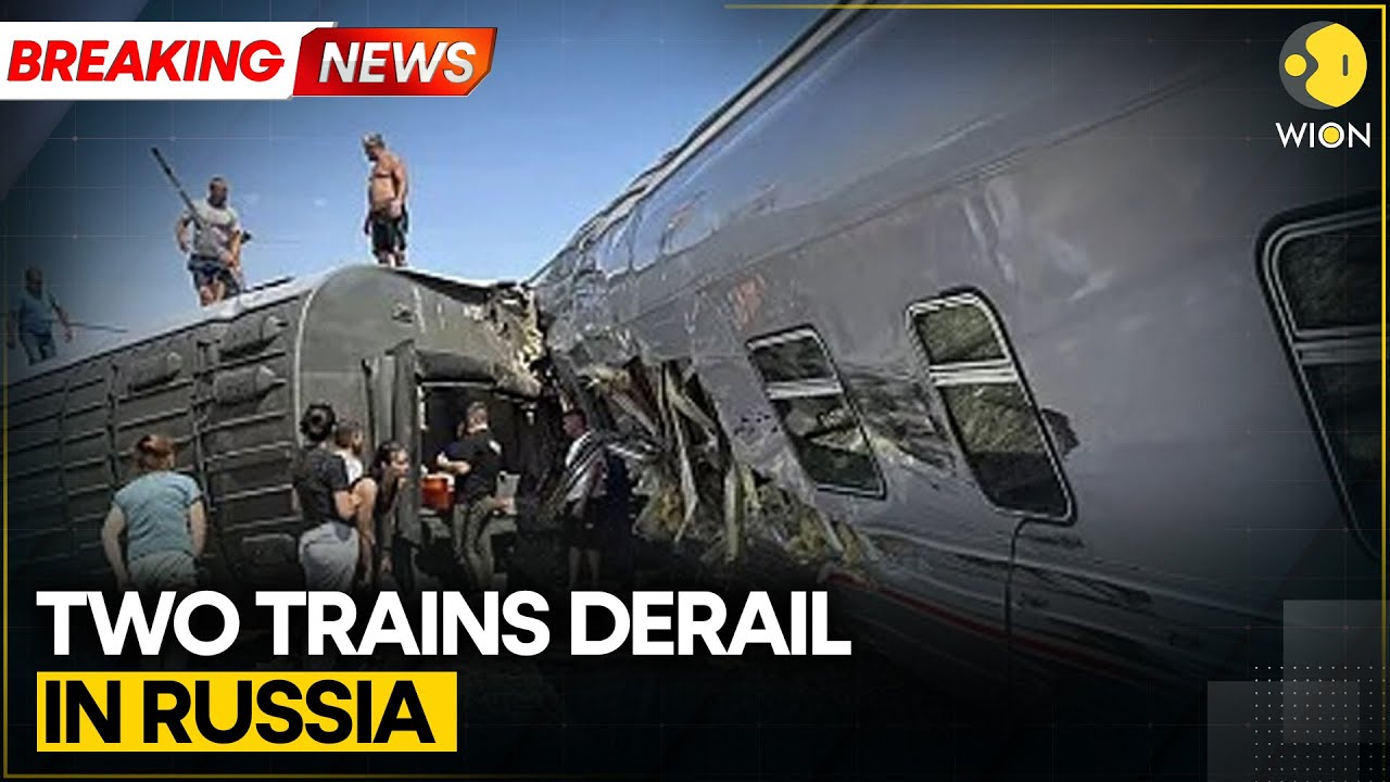 3 Dead as Explosive Detonates on Rail Tracks Derailing Two Trains in  Russia's Oryol | BREAKING