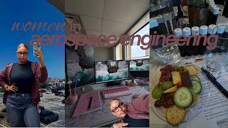 day in my life as a corporate girly in aerospace engineering | desk tour, company events & more.