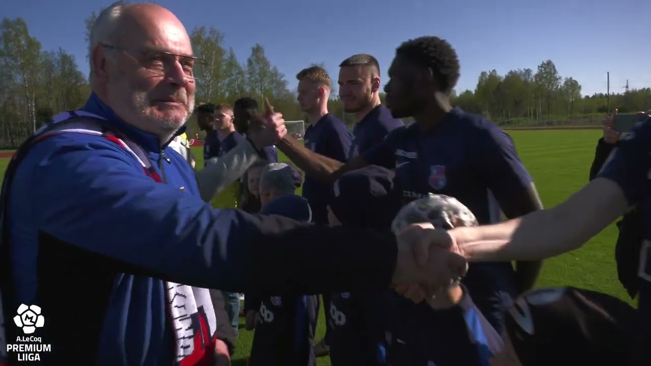 Eesti Vabariigi president Alar Karis külastamas Premium Liiga mängu