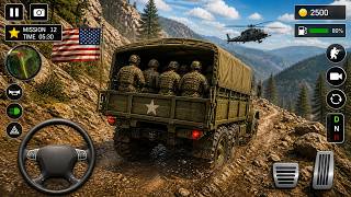 US Army Cargo Truck Simulator 3D - Vehicle Driving Mountain 3D - Android GamePlay screenshot 5