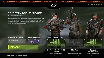 Aliens Fireteam Elite - S3 Insane (1-3, Priority One - Extract) COMPLETED