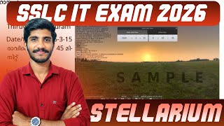 SSLC IT Stellarium Model Question 2026 | Kite model question| 10th ICT Chapter 7 Stellarium 