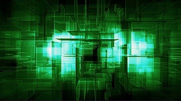 Free Footage Gree Cube Motion background