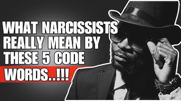 🔴 What Narcissists Really Mean by These 5 Code Words❗😱🤔 | NPD | NARCISSIST |