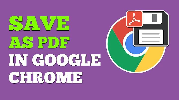 How To Save As PDF In Google Chrome Easily