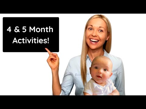 DEVELOPMENTAL ACTIVITIES For 4 & 5 Month Old Baby