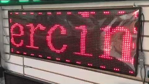 letreros LED programables