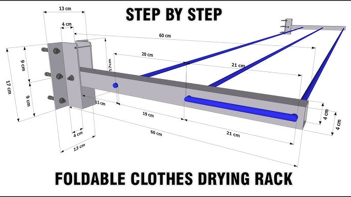 How To Make Foldable Clothes Drying Rack