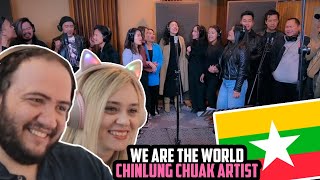 SHARING WITH MY WIFE: We Are The World | Cover By CHINLUNG CHUAK ARTIST MYANMAR, TEACHER PAUL REACTS