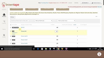 How to update inventory and add new stock through ERP system ?