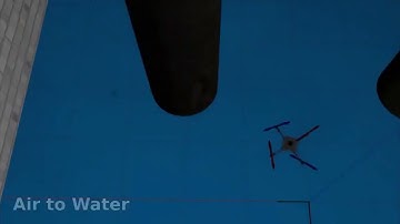 Deep Reinforcement Learning for Mapless Navigation of a HUAUV with Medium Transition