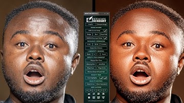 HOW to SMOOTH SKIN using FREQUENCY SEPARATION in Photoshop | Skin Retouching Tutorial