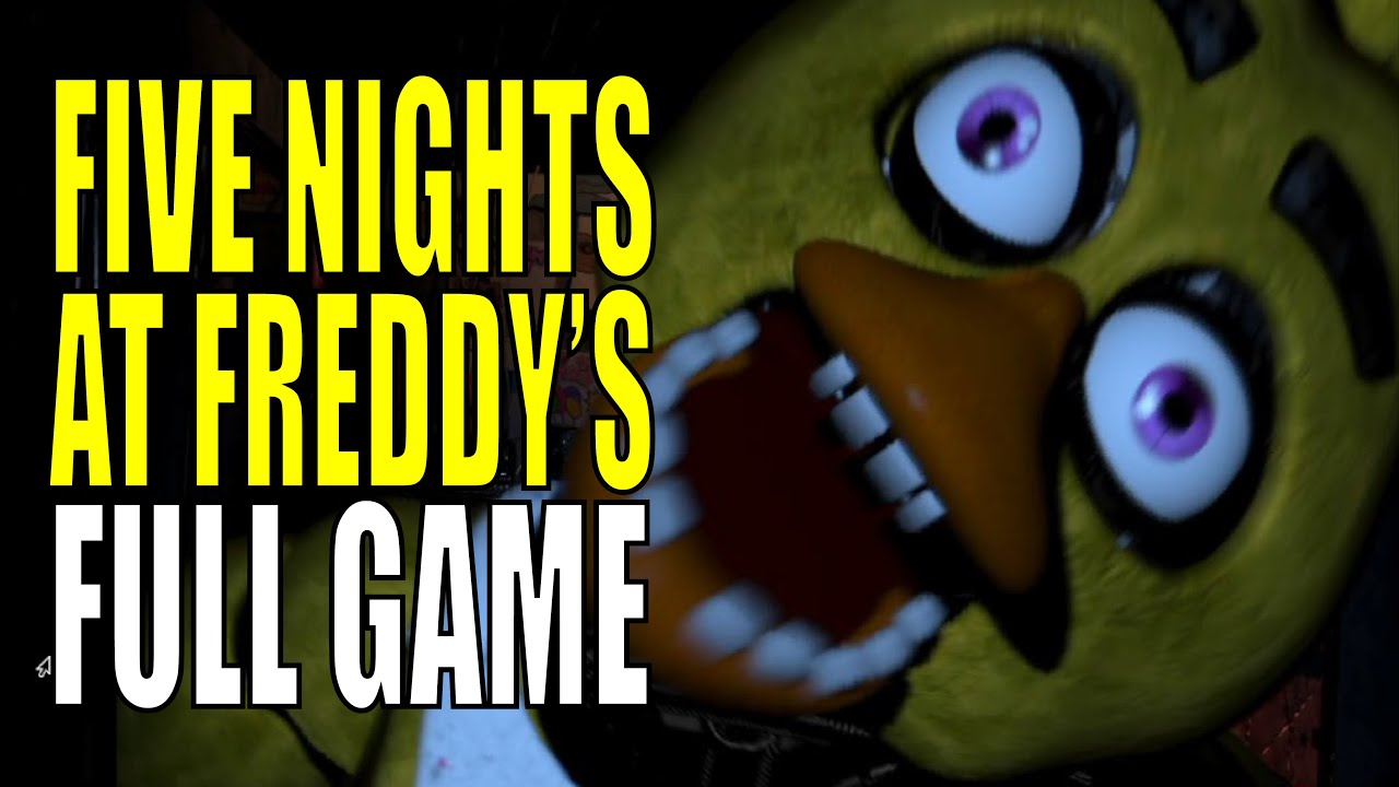 Five Nights at Freddy's Full Game Playthrough With Commentary - YouTube
