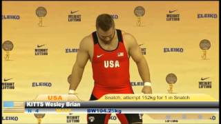 2016 President's Cup Weightlifting 105 kg Snatch